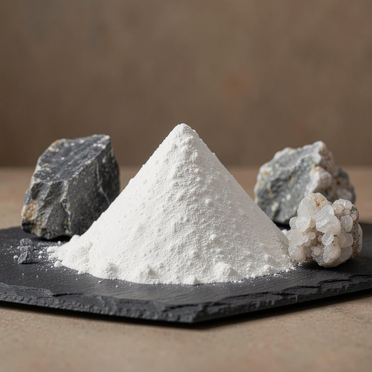 Quartz powder and lumps